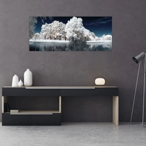 Tablou - Albă ca Zăpada Albă ca Zăpada Copaci (120x50 cm)