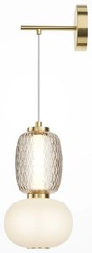 Aplica de perete LED design modern decorativ Pattern auriu