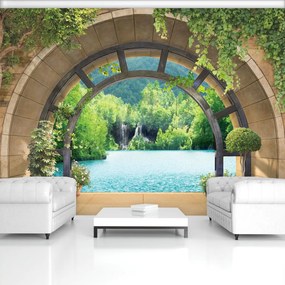 Fototapet - Privire spre lac (152,5x104 cm)