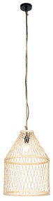 Lampa suspendata de exterior rural ratan 40x55 cm - Calamus