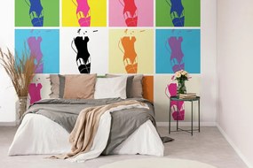 Tapet pop art farmecul femeii