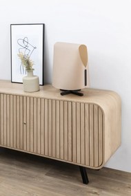 Veioza/Lampa de masa design decorativ LUANG M Black/camel