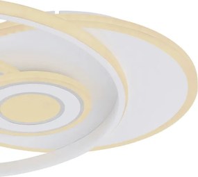 Globo 48442-50SH - Plafonieră LED dimabilă RODERICK 50W/230V 46x54,5 cm+telecomandă