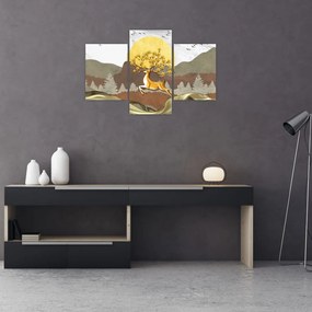 Tablou cu cerb (90x60 cm)