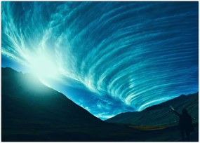 Tablou - Val din nori (70x50 cm)