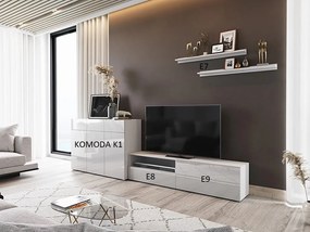 Mobilier living Berny 53 (alb + Alb lucios). 1087168