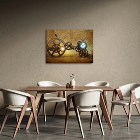 Tablou cu aparatele istorice ale ceasurilor (70x50 cm)