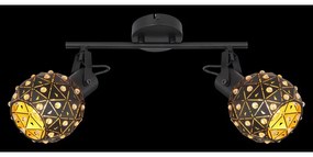 Spot Jodie 54029-2, 2xE14, negru, IP20, Globo Lighting