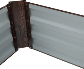 Strat înălţat de grădină, maro, oţel, NONKY TIP 7