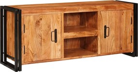 vidaXL Cabinet TV cu raft Maro 120 x 33 x 50 cm lemn masiv de acacia