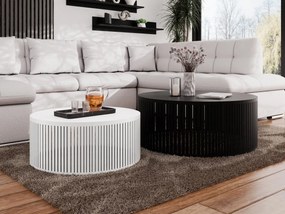 Set 2 măsuțe cafea Konezo (Alb + Alb arctic + Negru) . 1105679