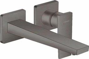 Baterie lavoar incastrata Hansgrohe Metropol 225 negru - crom periat