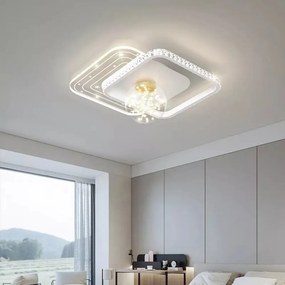 Lustra LED Cu Telecomanda, Elit's, Esn8679m, 63w
