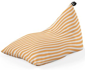 Fotoliu Puf Bean Bag tip Lounge, Diagonal Stripes, Orange