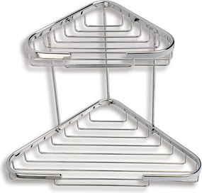 METALIA WIRE Etajeră de colţ cu două poliţe crom 6072,0