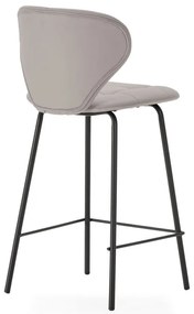 Scaune de bar bej 2 buc. (înălțime șezut 67 cm) Maura – Marckeric