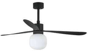 Lustra cu Ventilator si telecomanda AMELIA L BALL LED negru