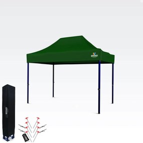 Pavilion de grădină 2x3m - fara 3 pereti - Verde