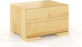 Noptieră lemn masiv Humbert Personalizabilă, 40 × 34 × 25 cm - Alb