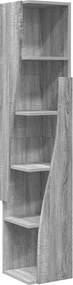 vidaXL Dulap de colț Gri Sonoma 27,5x27x140cm Lemn compozit