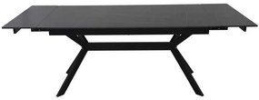 Masă de bucătărie Lumiere 180 x 90 cm, negru