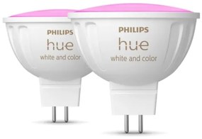 SET 2x bec LED RGBW dimabil Philips Hue WACA GU5,3/MR16/6,3W/12V