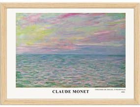 Poster cu ramă 75x55 cm Claude Monet – Wallity