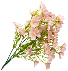 Flori de Camp roz-somon artificiale, Adeline, 25cm
