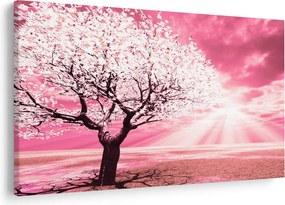 Tabloul cu pomul roz (90x60 cm)
