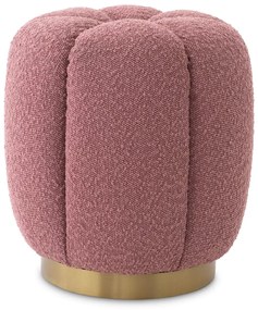 Taburete elegant design LUX Orchanic, BouclÃ© rose