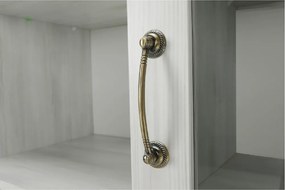 Vitrină, pin nordic/stejar sălbatic, ROYAL W2D