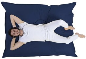 Fotoliu Puf Bean Bag Giant Cushion, 140x180 cm, Bleumarin