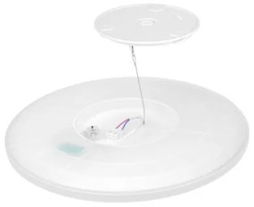 Plafonieră LED cu senzor pentru baie NIVERA LED/24W/230V IP54 d. 30 cm alb + telecomandă