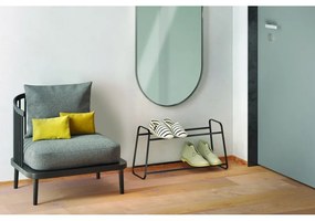 Pantofar din metal cu 2 nivele Metaltex Derby, negru