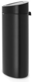 Cos de gunoi Brabantia Touch Bin New 649733, 40 L, Inchidere silentioasa si lina, Spate plat, Negru