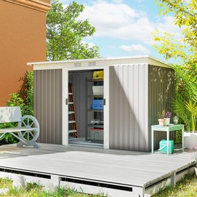 Outsunny Casuta pentru unelte de gradina, 277x130x173cm, verde | Aosom Romania