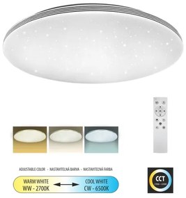 Plafonieră LED dimabil VENTA LED/60W/230V 2700-6500K + telecomandă