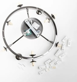 Lustră LED aplicată Brilagi MILLA 10xG9/3W/230V crom lucios/fumuriu