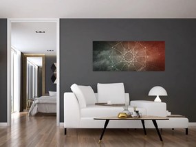 Tablou - Dodecagrama cosmică (120x50 cm)