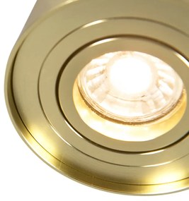 Spotlight auriu/alamă inclinabil și rotativ - Rondoo up