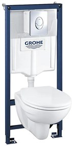 GROHE 39192000 - Set 4 în 1 SOLIDO, 1,13 m, alb Duro