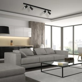 Spot HUDSON 4xGU10/8W/230V negru