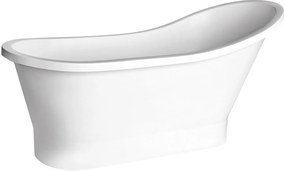 Besco Gloria cadă freestanding 159x66.5 cm ovală alb #WMD-160-GL