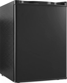 HOMCOM Frigider mic 72,5 L cu congelator, termostat reglabil, ușă reversibilă, 43 dB, negru | Aosom Romania