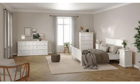 Noptieră Provence II, alb