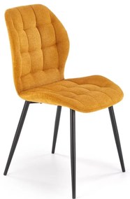 Scaun K548 stofa mustariu H84 cm