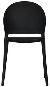 Scaun din plastic ANTOS, neagra