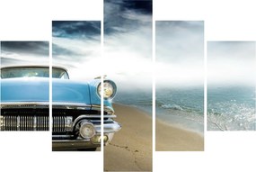 Tablou - Cabriolet de epocă (150x105 cm)