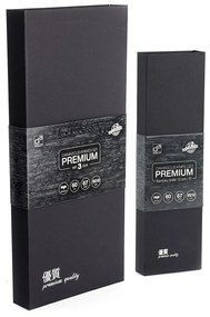 Set de cuțite G21 Damascus Premium în bloc debambus, 4 bucăți + piatră de ascuțit