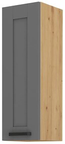 Dulap superior de bucătărie Lucid 30 G 90 1F (Stejar artisan + dustgrey). 1045608